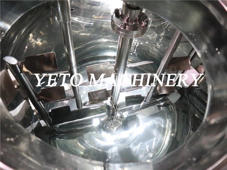 GMPC Cosmetic Cream Fixed Homogenizer Vacuum Mixer Blender